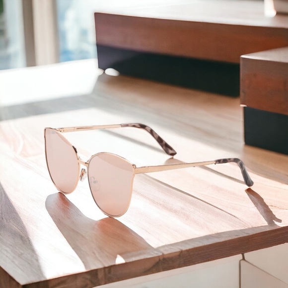 Rose Gold Optimum Optical Sunglasses | Rosewood/Summer Of Love - Picture 3 of 5